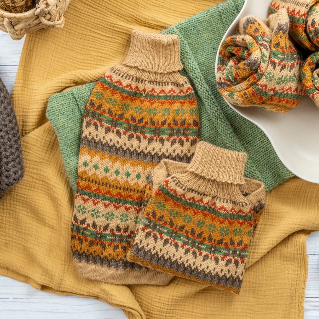 Alqo Wasi Hunde-Pullover Fair Isle Finn