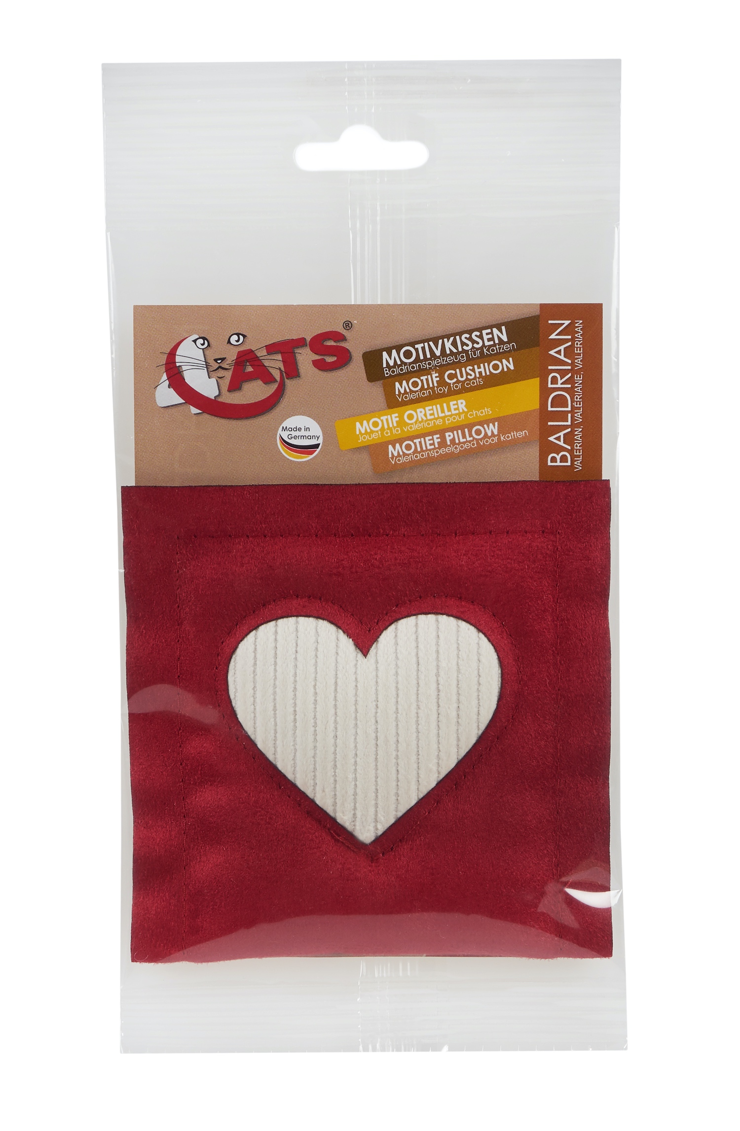 4cats Motivkissen Basic mit Catnip, sortiert