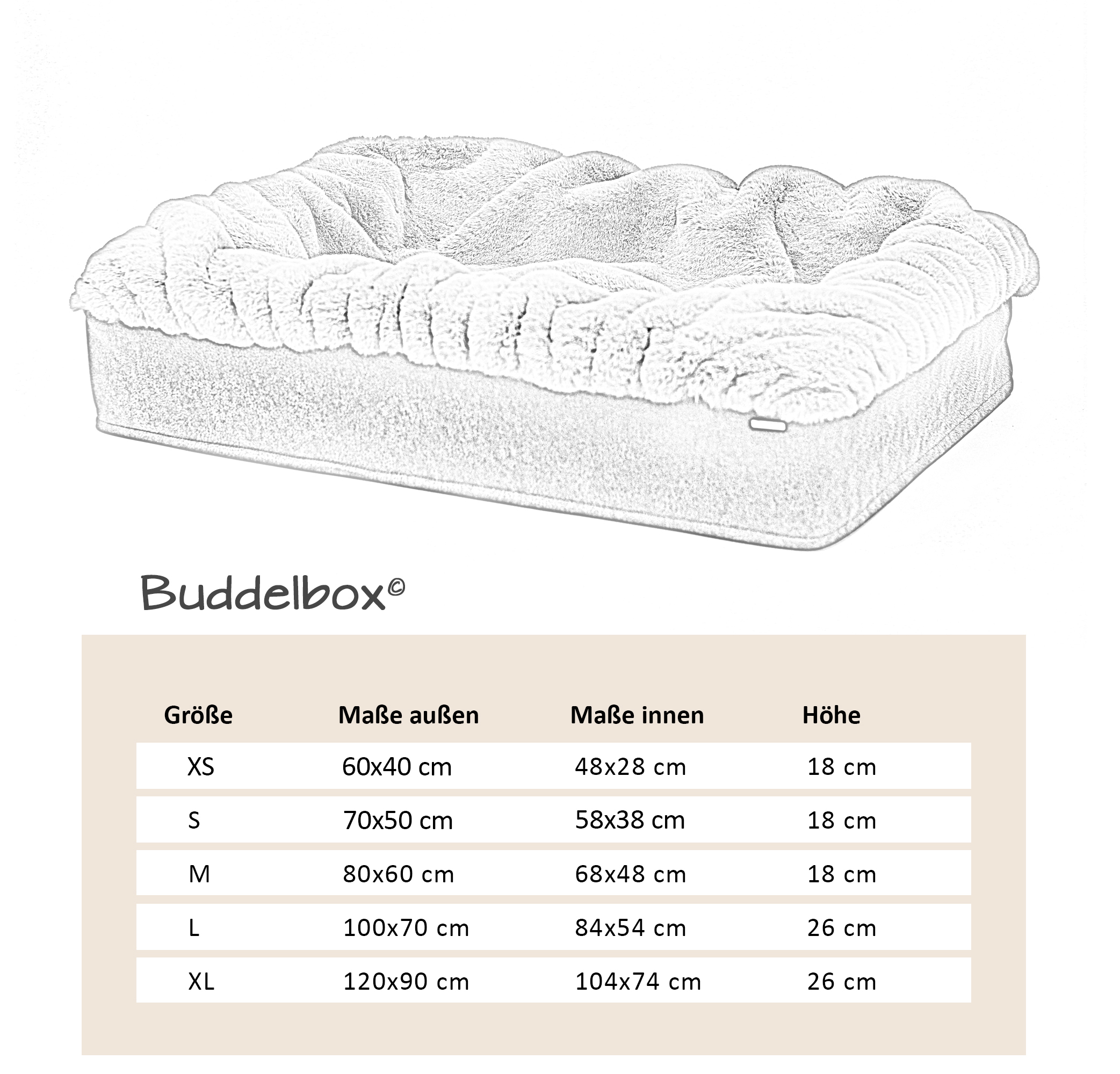 Maul Buddelbox Cord