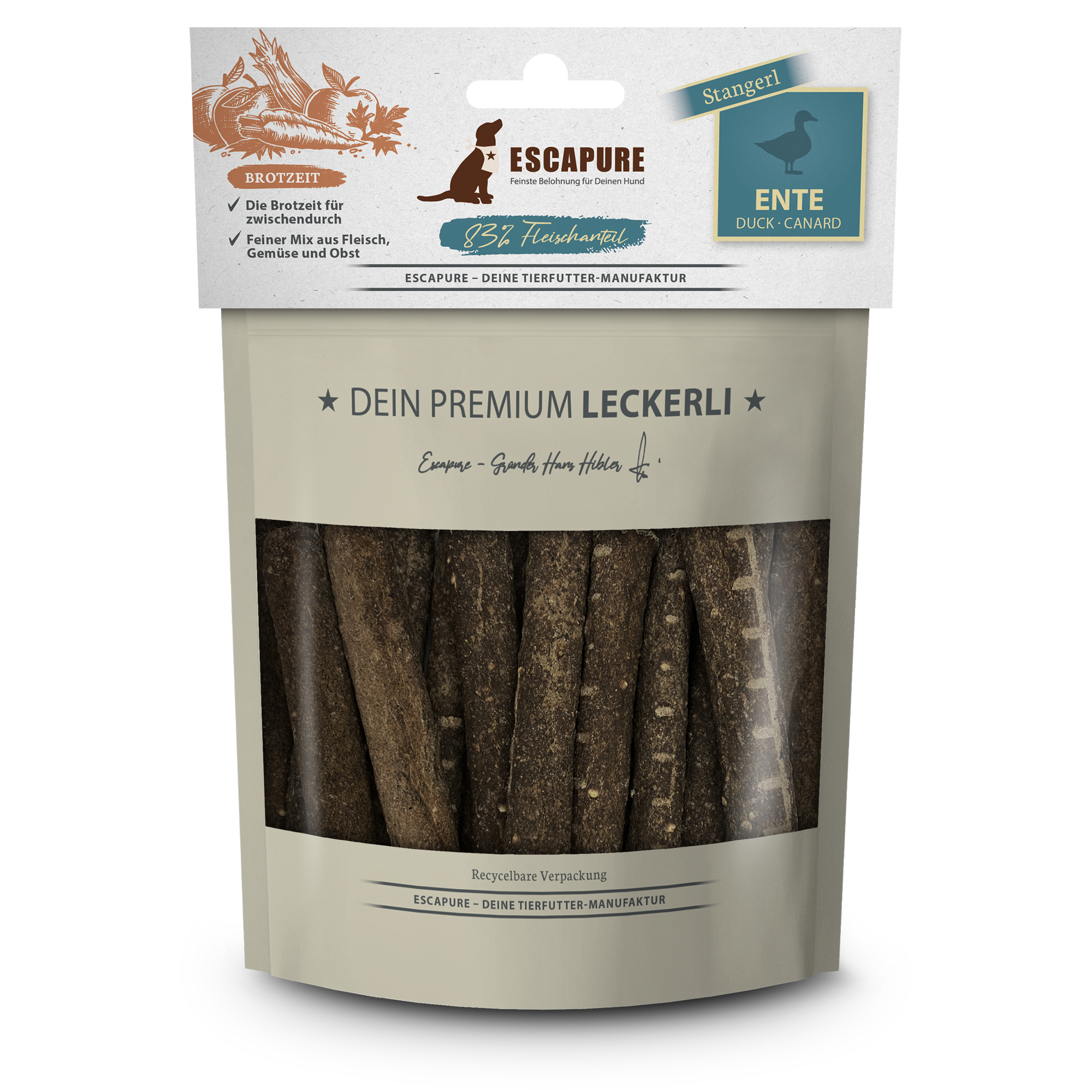 Escapure Enten Brotzeitstangerl 150g