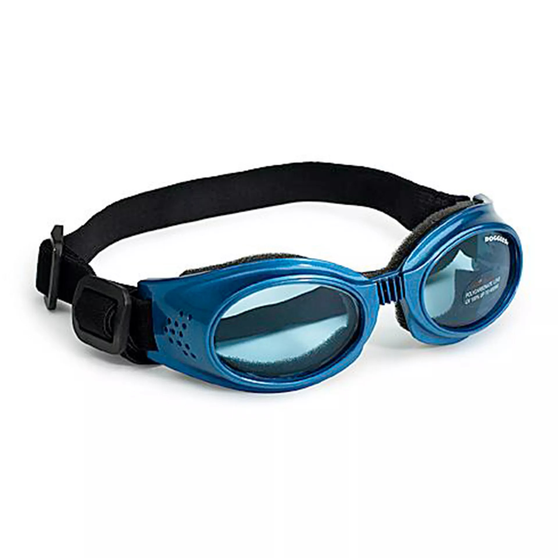 Doggles Orginalz Brille, blau-metallisch