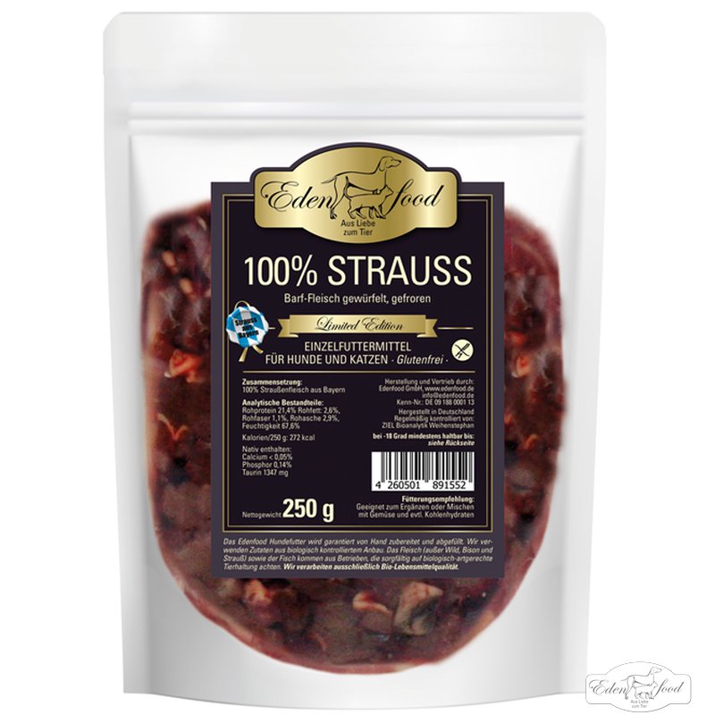 Edenfood 100% BARF Bayerischer Strauss ltd. Edition (250g)