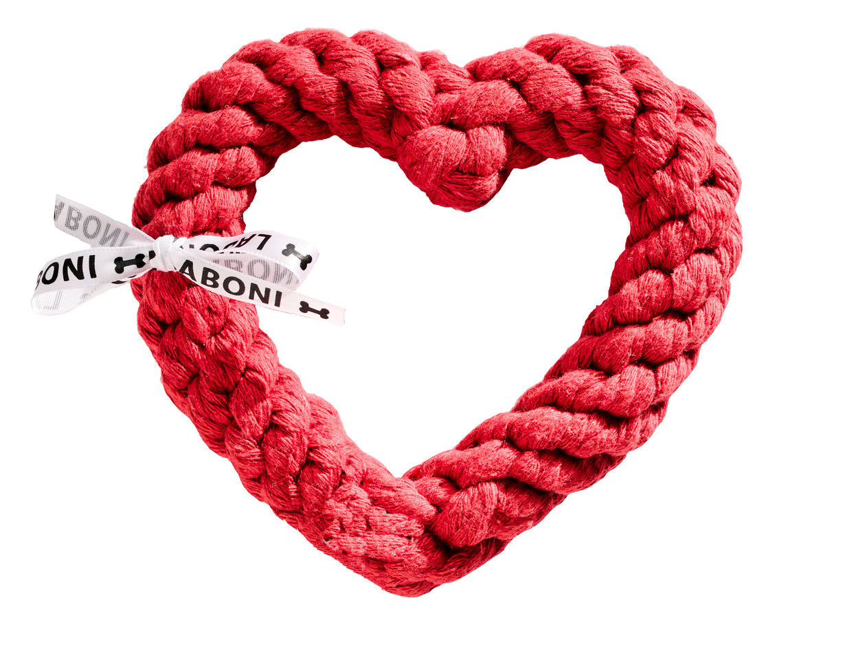 Laboni Hundespielzeug Heart rot