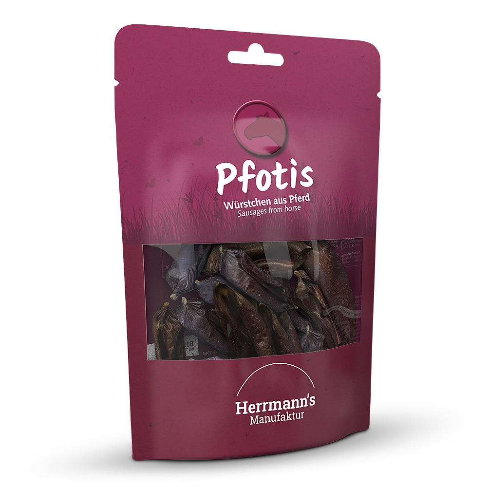 Herrmann's Pfotis Würstchen aus Pferd 80g