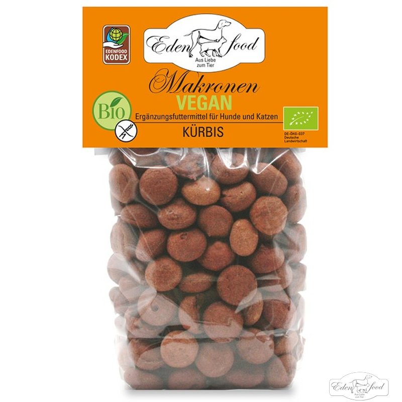 Edenfood Leckerli Bio-Makronen Kürbis - vegan - 100g (Limited Edition)