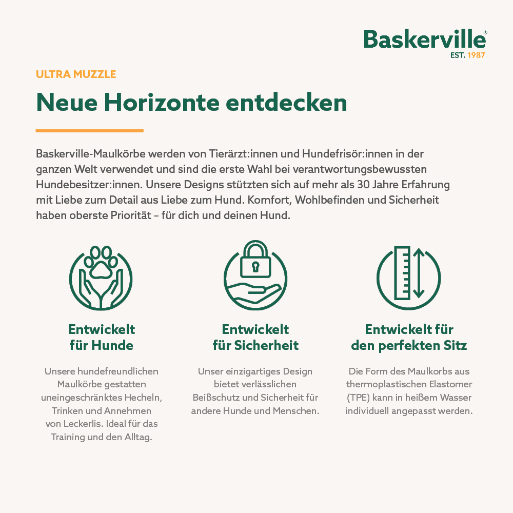 CoA Maulkorb Baskerville Ultra
