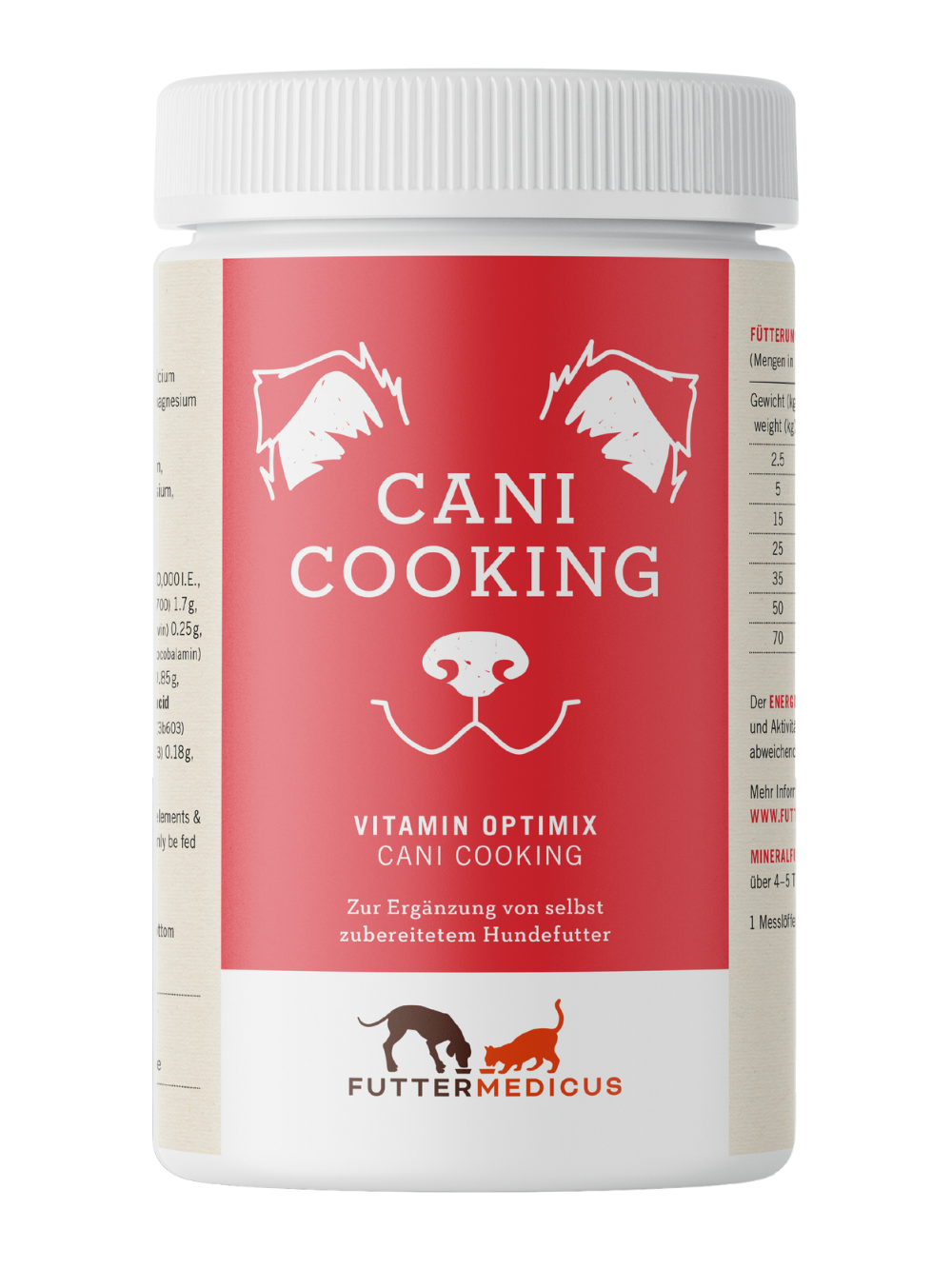 Futtermedicus Vitamin Optimix Cani Cooking