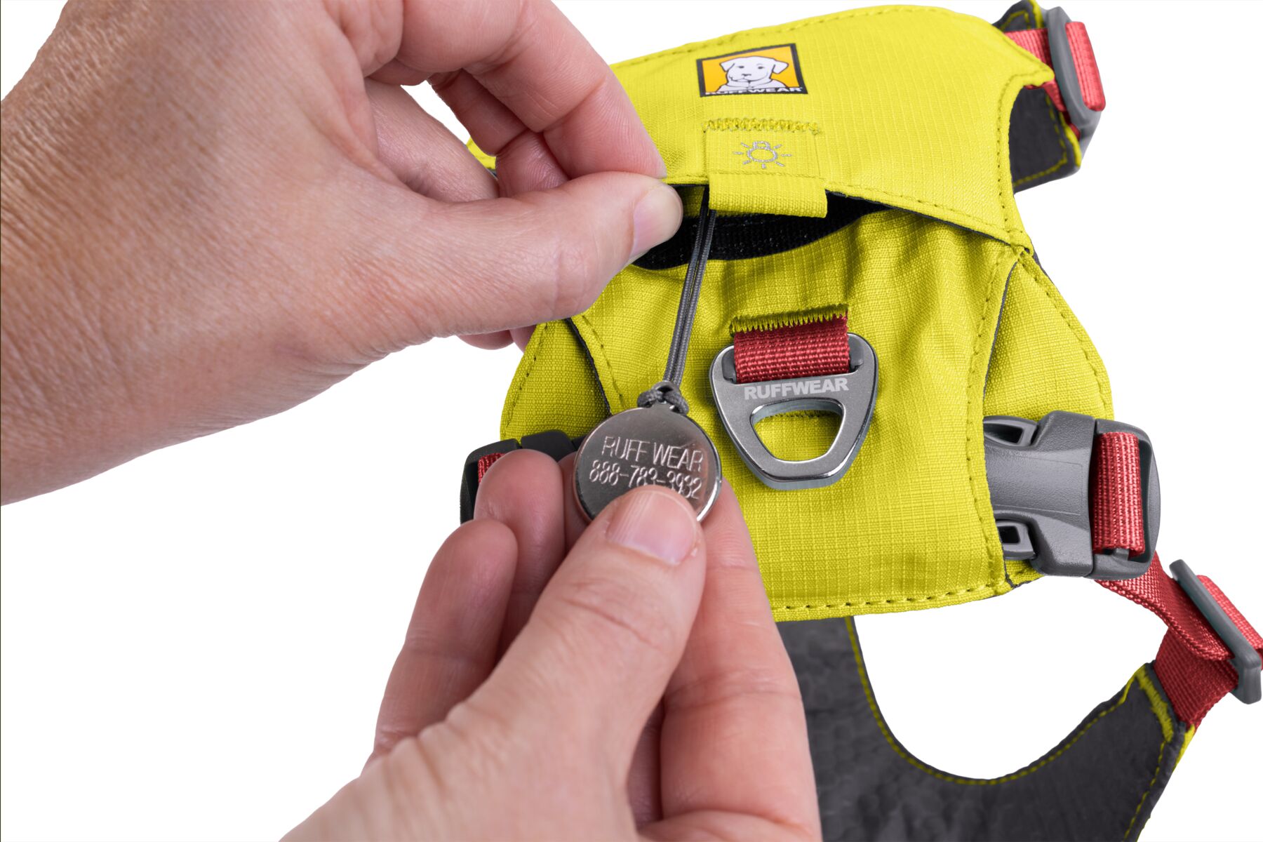 RuffWear Hi & Light™ Harness Lichen Green RuffWear Hi & Light™ Harness Lichen Green
