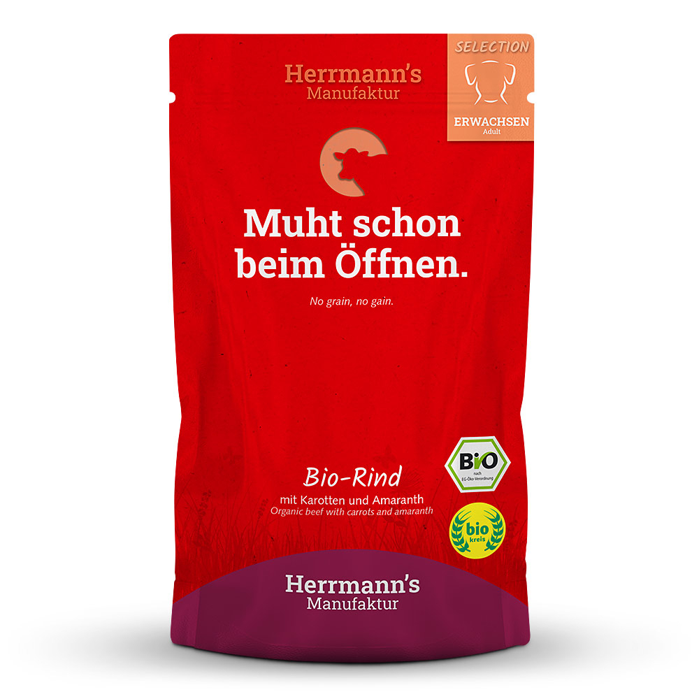 Herrmann's Selection Adult Bio Rind mit Karotten