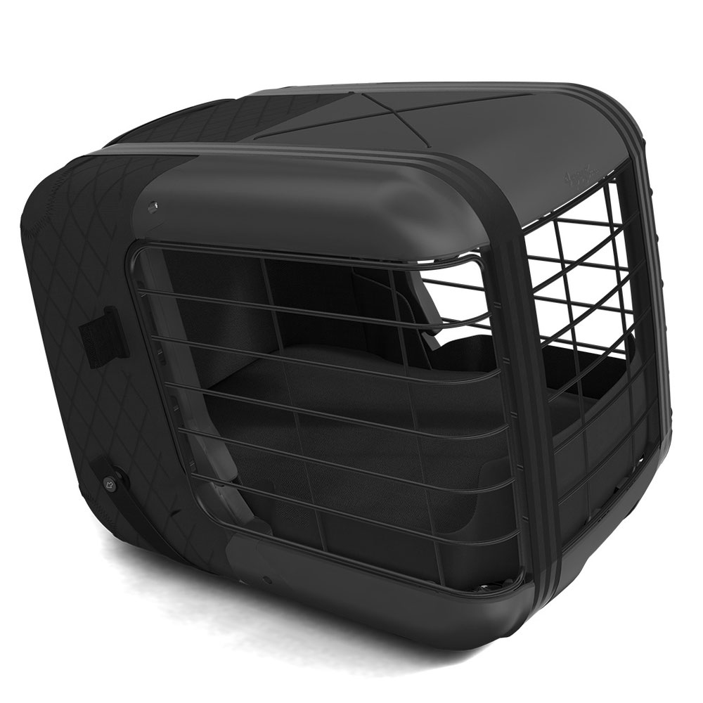 4Pets Dog Caree Transportbox Black Series