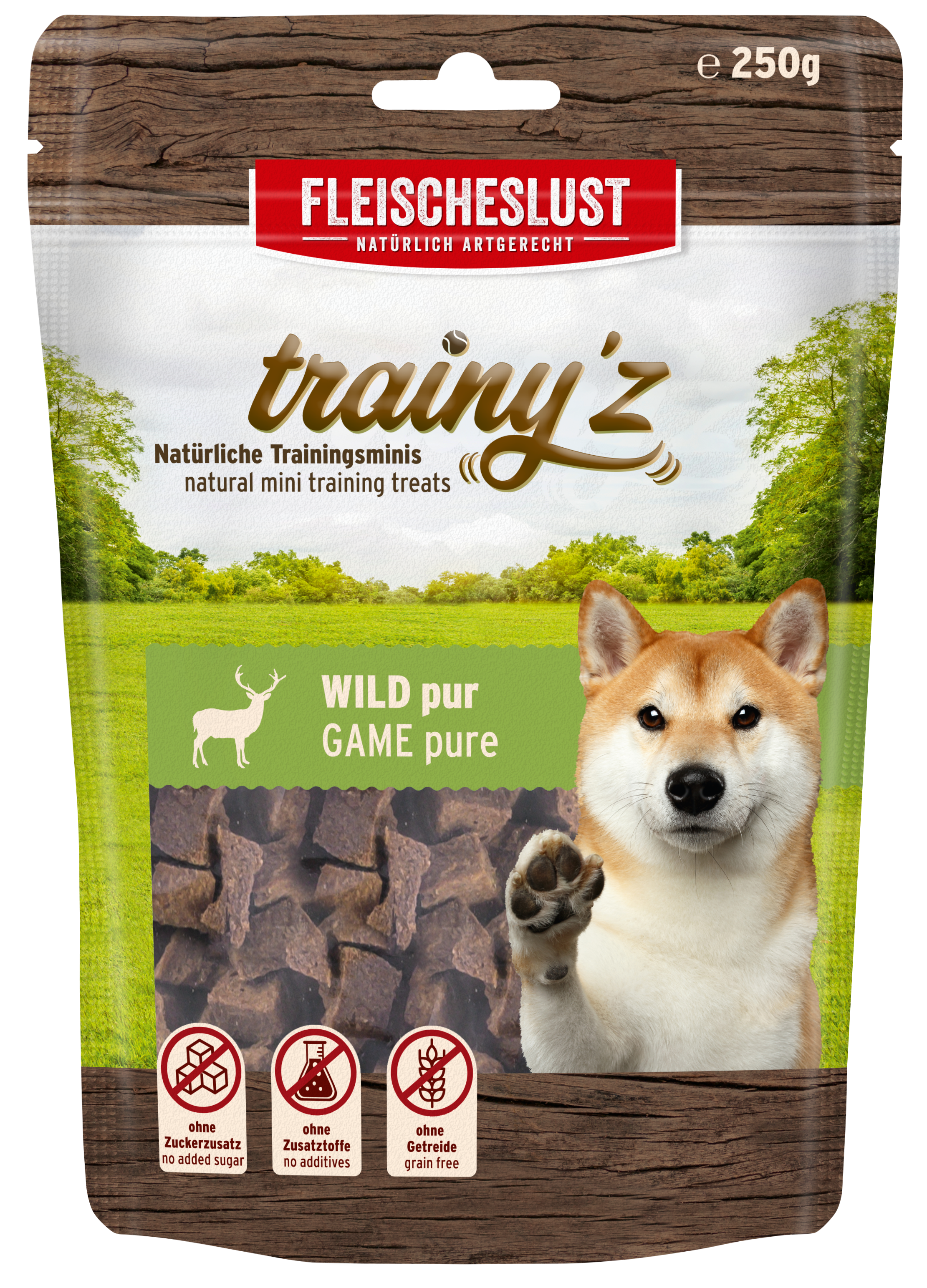 Fleischeslust Trainy'z Wild 250g
