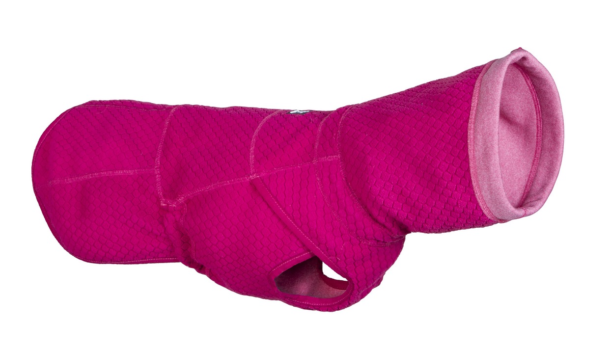 Hurtta Razzle-Dazzle Midlayer Hundemantel, Rottöne (Beetroot)