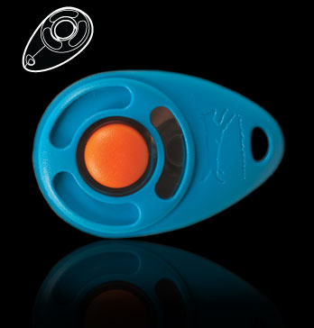 Starmark Pro-Training Clicker blau