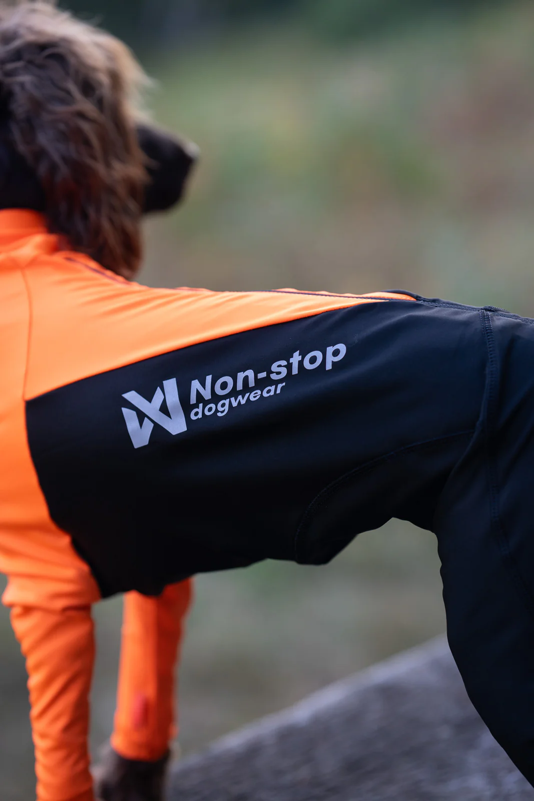 Non-stop dogwear Protector Suit orange/black