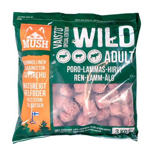 MUSH B.A.R.F Vaisto® ADULT Wild (dunkelgrün) 3kg