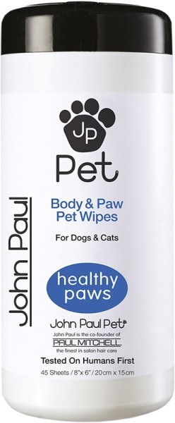 John Paul Pet® Full Body & Paw Bath Wipes