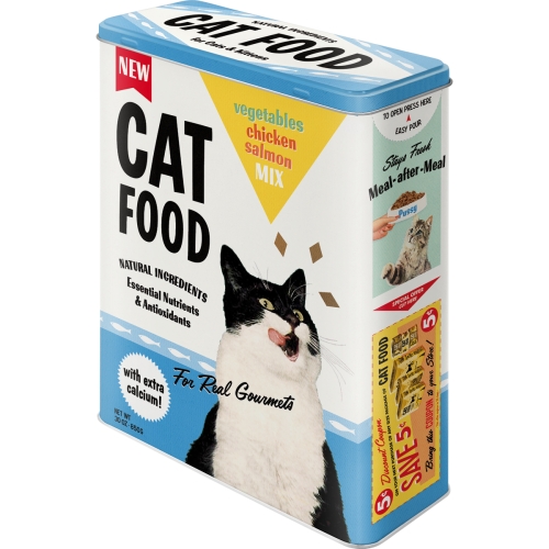 Cat food box hot sale