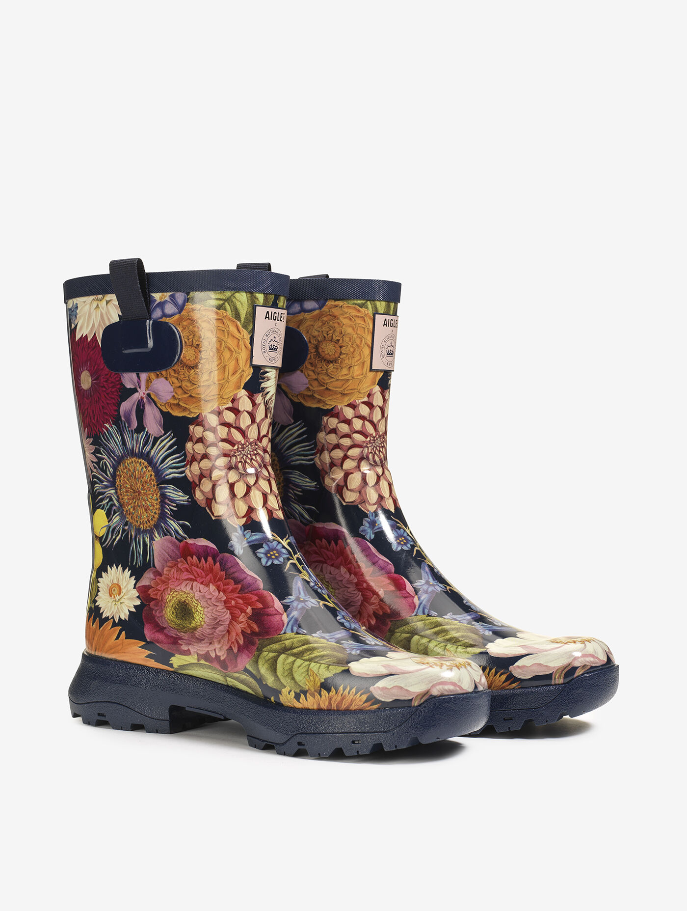 Aigle Damen-Gummistiefel Alya Print Kew Multibloom