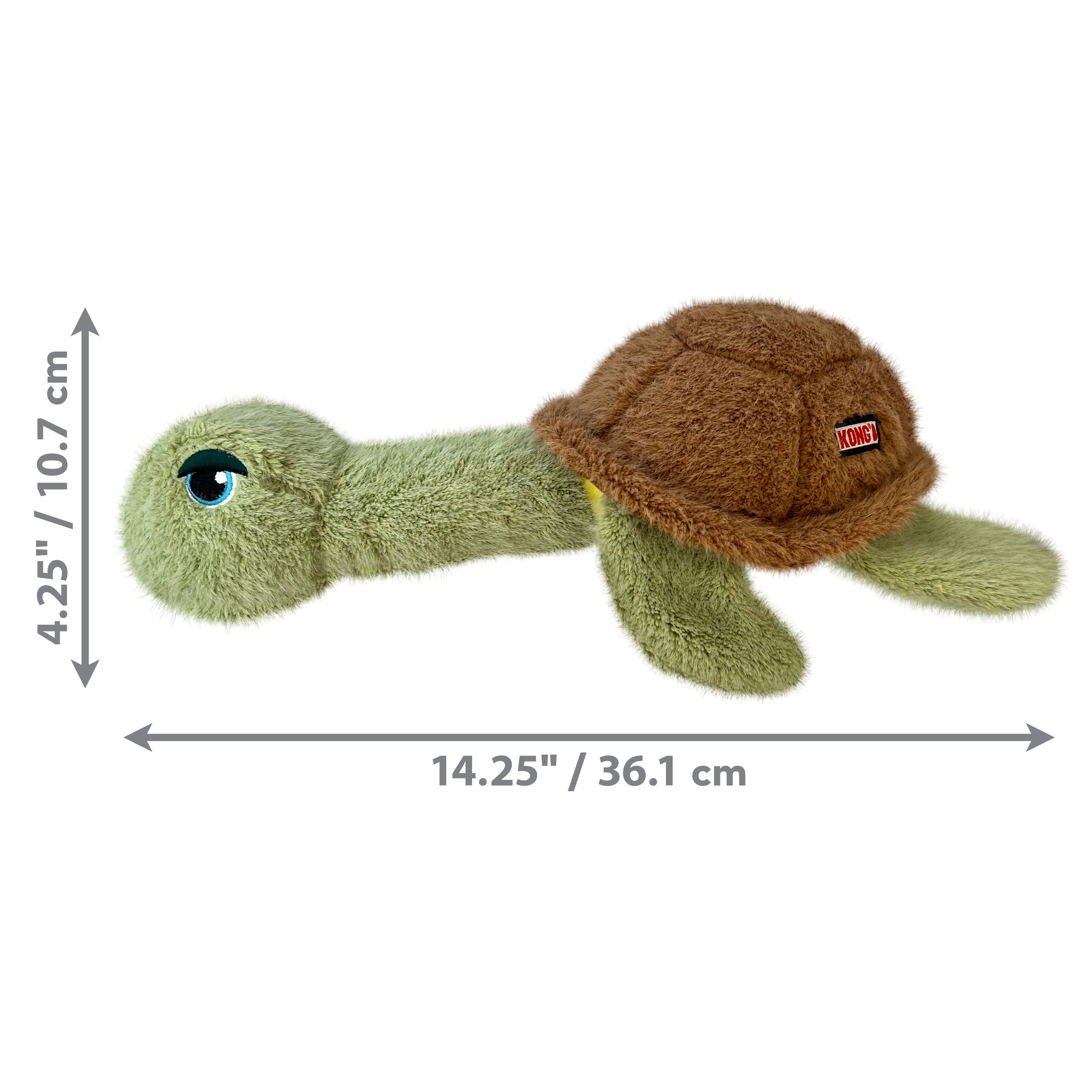 KONG Scruffs Turtle M/L