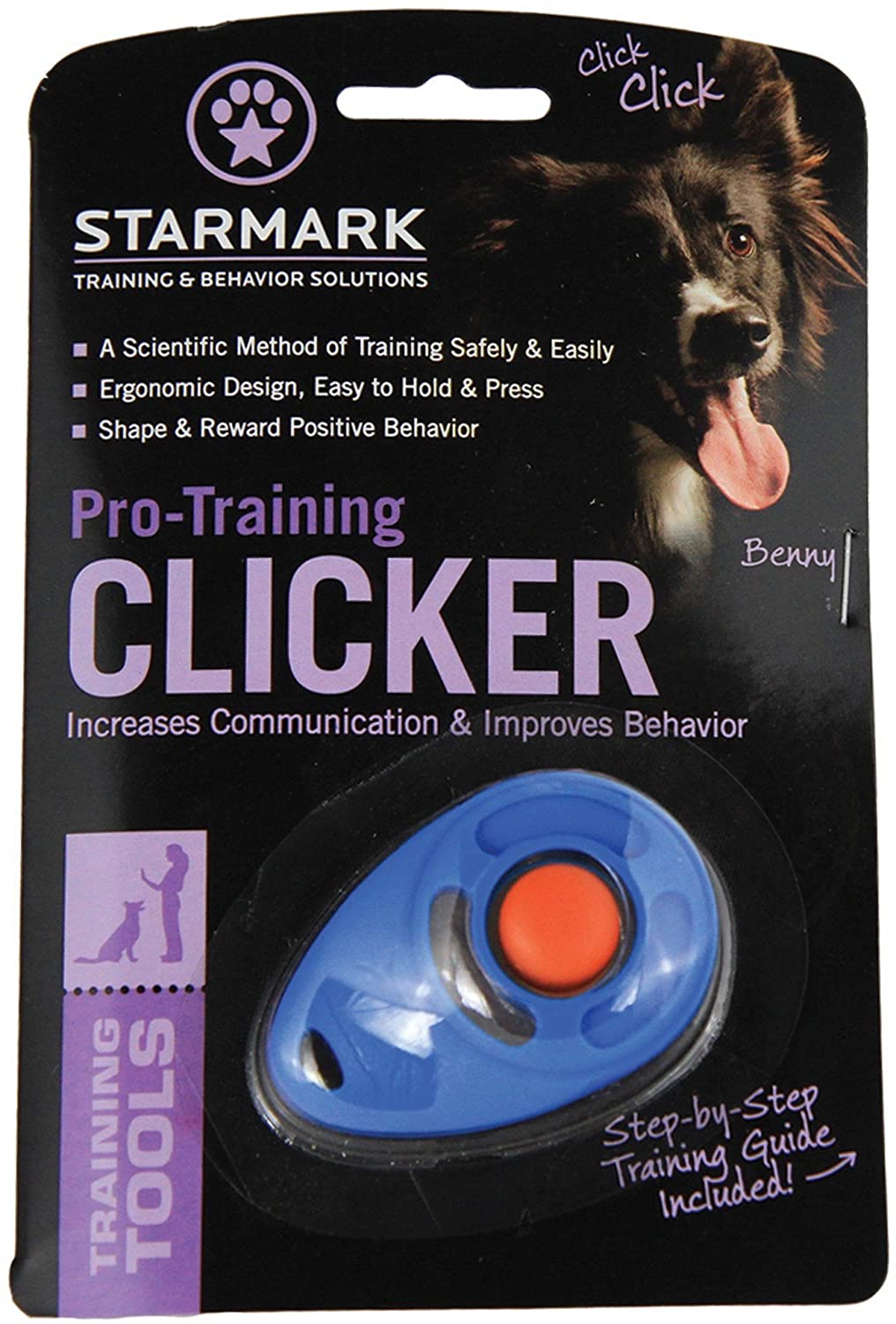Starmark Pro-Training Clicker blau