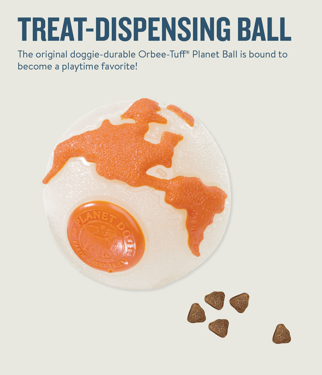 Planet Dog Orbee Ball glow/orange