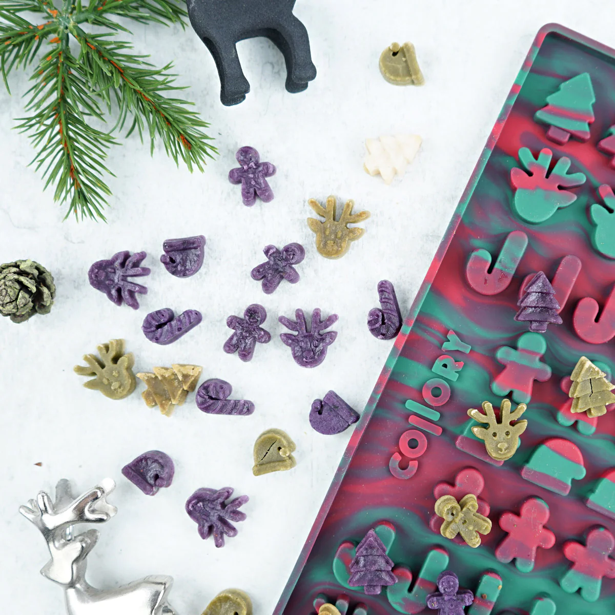 Collory Backmatte Mittlere Weihnachten marmoriert (Limited Edition)