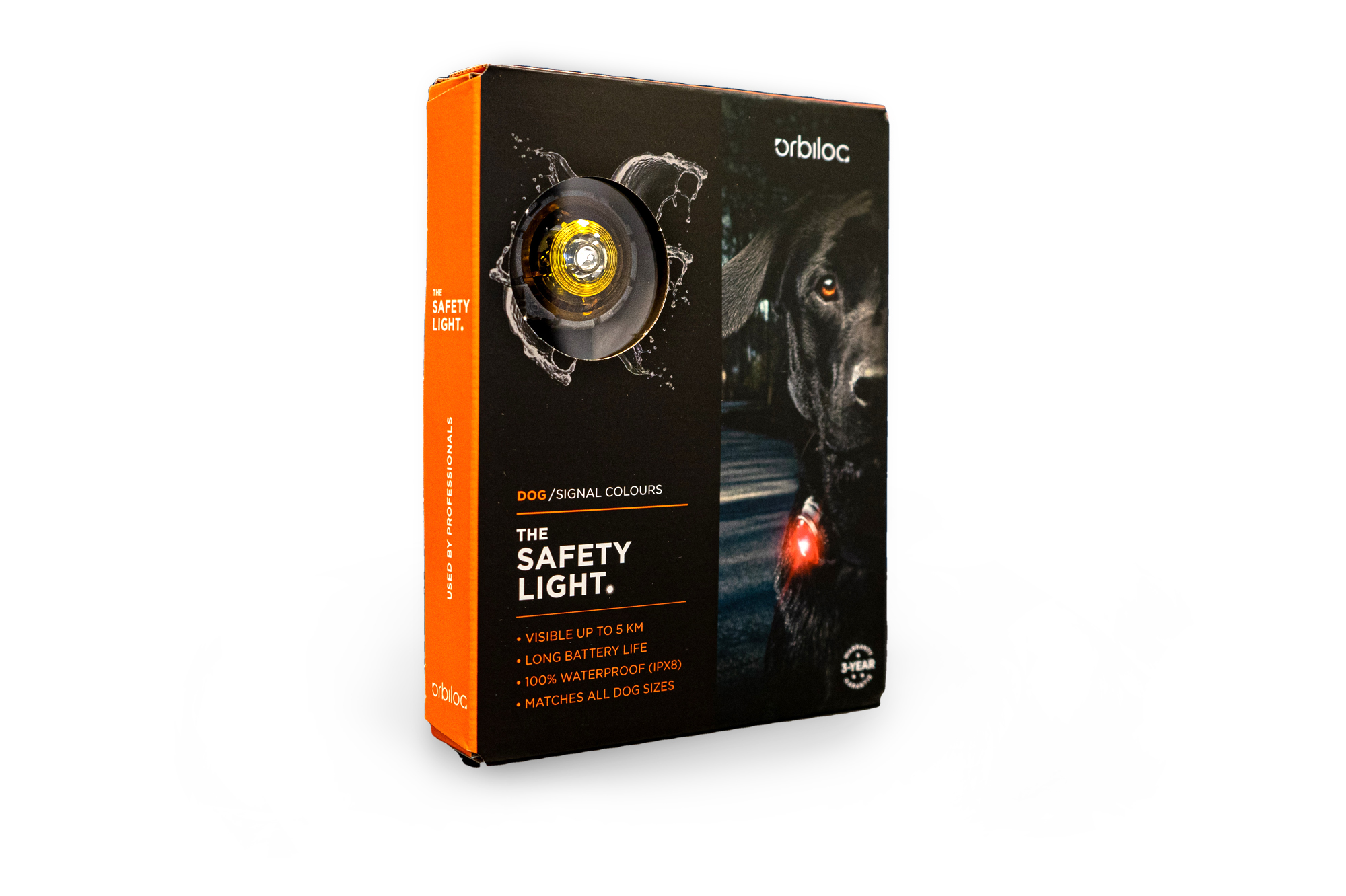 Orbiloc Dog Dual Light yellow