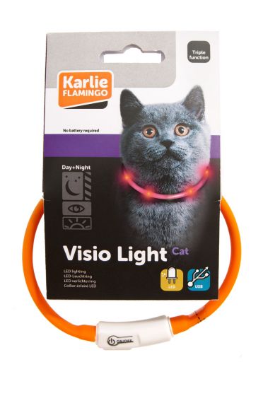 Karlie Visio Light Led Schlauchhalsband für Katzen