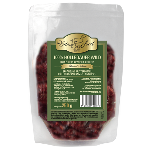 Edenfood 100% BARF Holledauer Wild - limited edition 250g