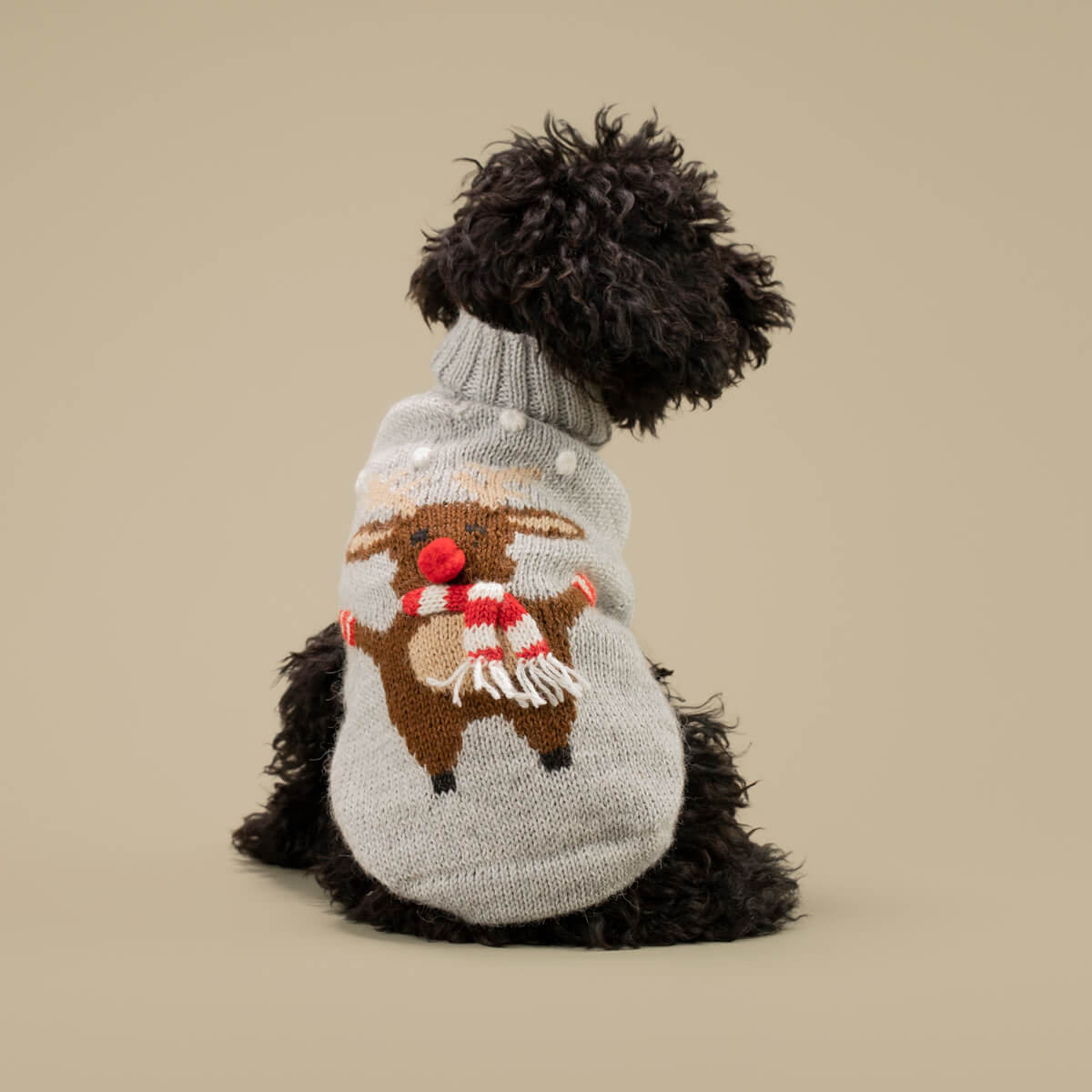 Alqo Wasi Hunde-Pullover Christmas Moose