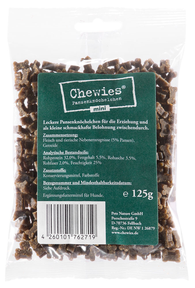 Chewies Training Mini Knöchelchen 125g