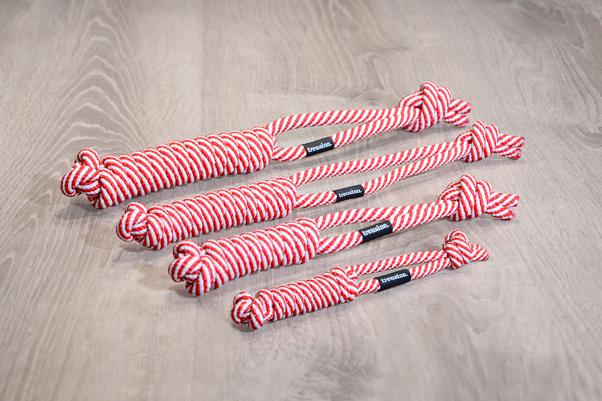 Treusinn Tau-Spielzeug SPIELY X-Mas weiß/rot (Limited Edition)