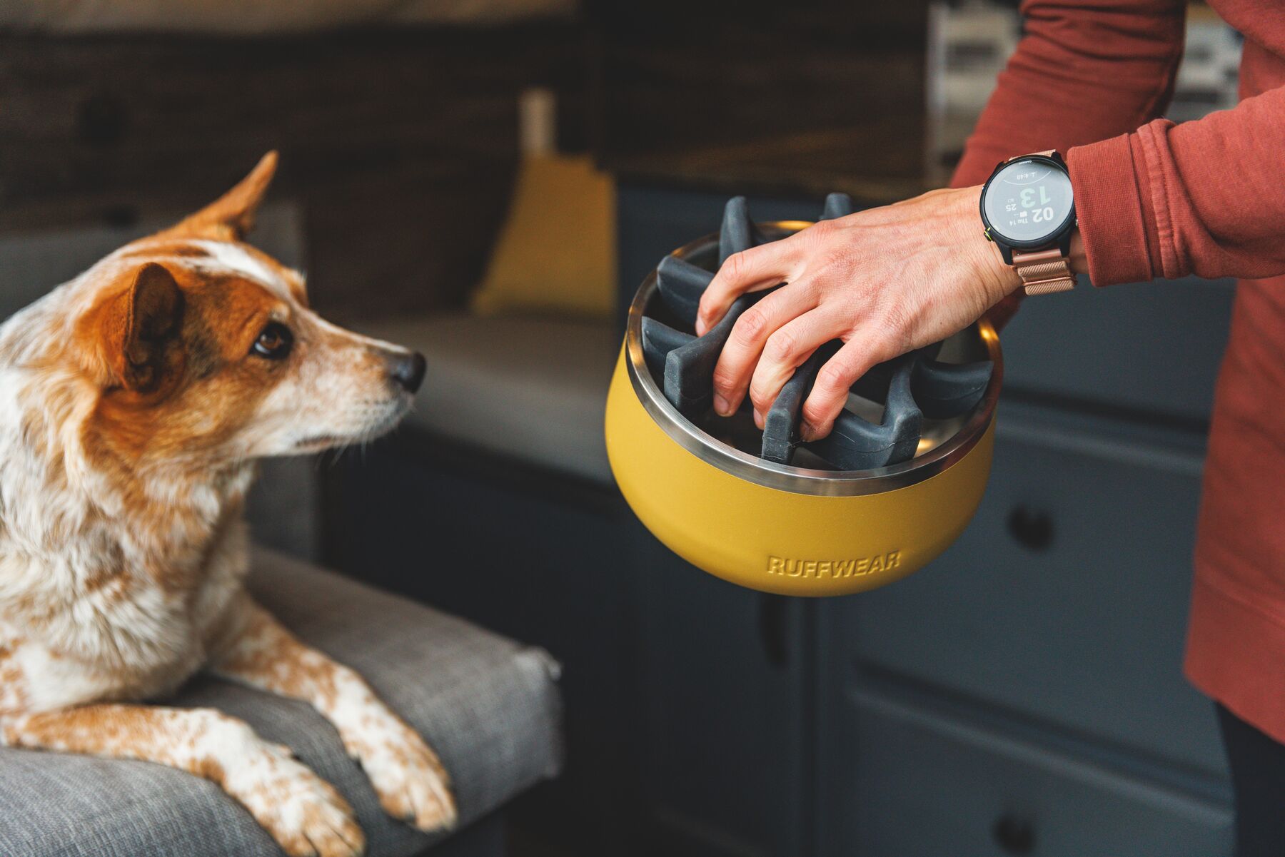 Ruffwear Basecamp™ Slow Feeder Insert Basalt Gray