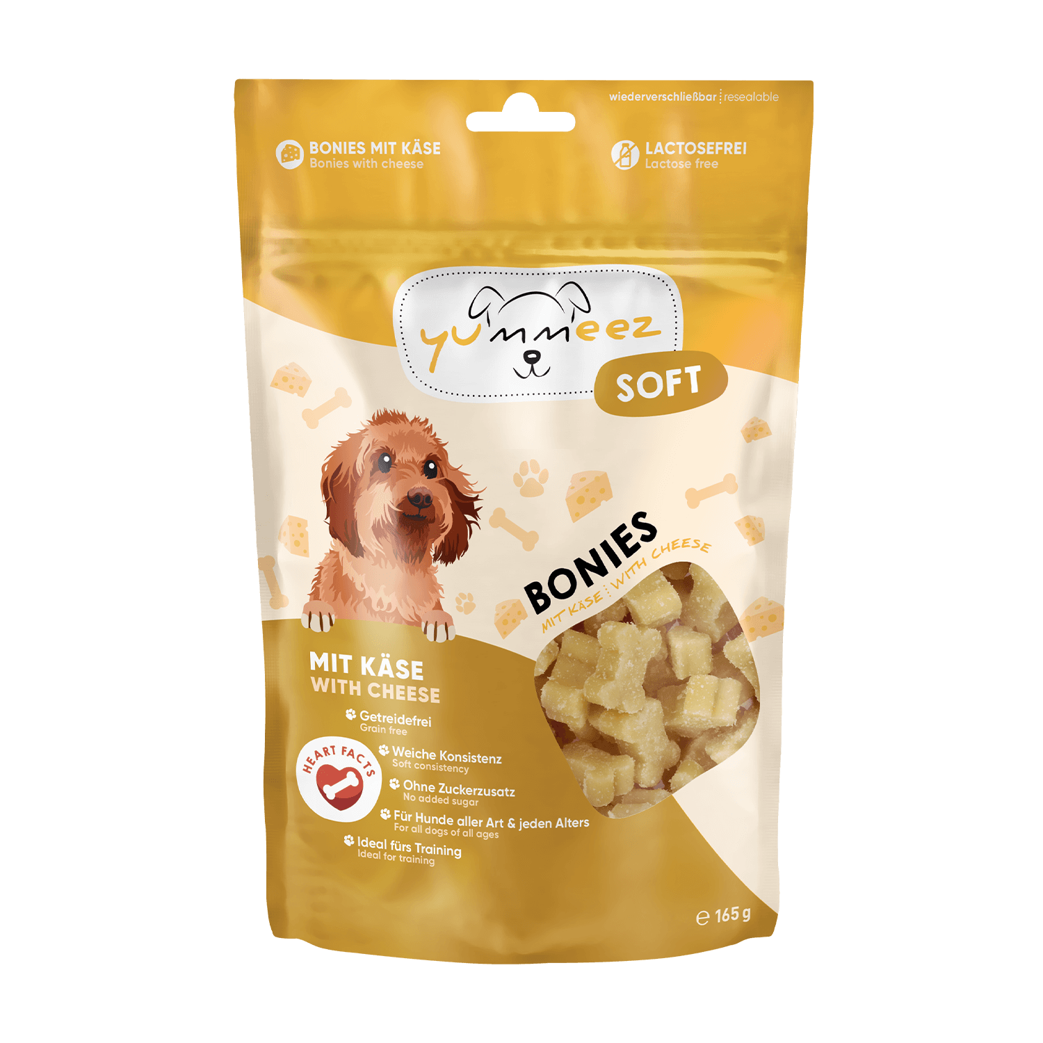 yummeez Soft Bonies Trainings-Knöchelchen mit Käse 165g