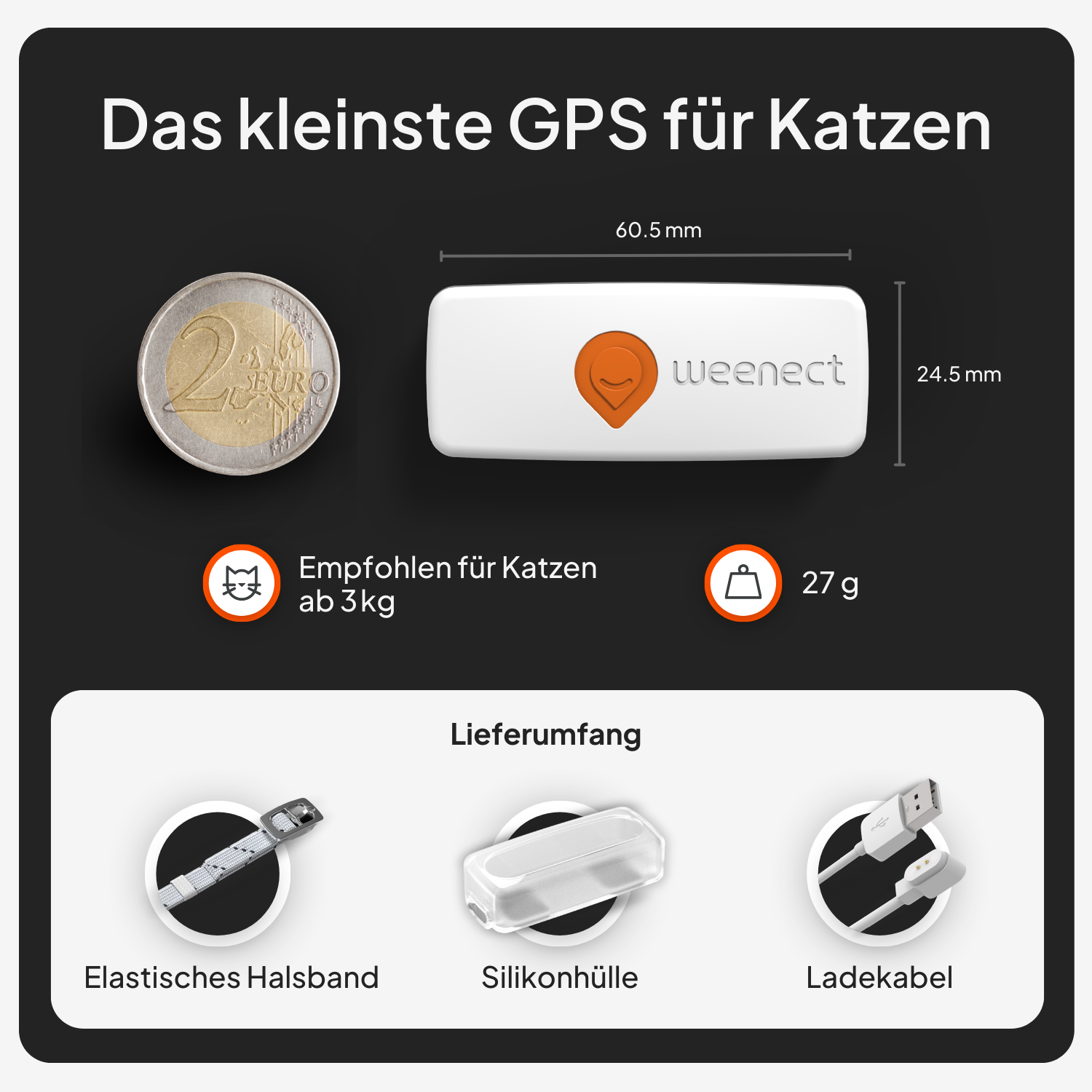 Weenect GPS-Tracker XS Cats