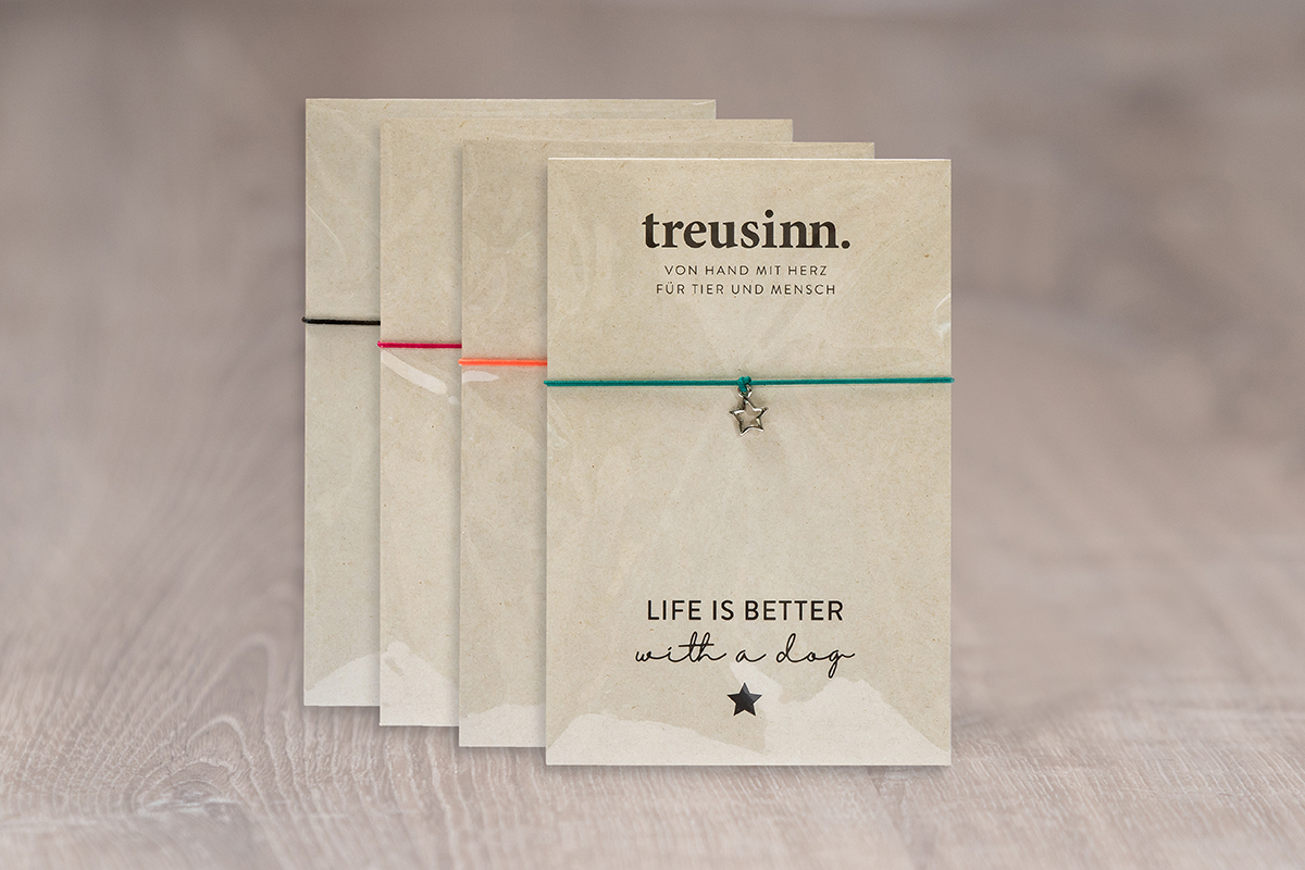 Treusinn Armband BUDDY "Life is better"