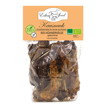 Edenfood Bio-Hühnerhälse getrocknet 100g