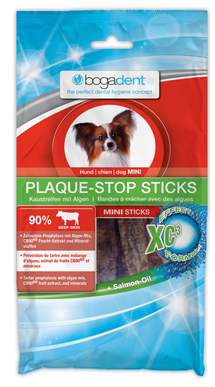 Bogadent Plaque-Stop Sticks Hund 100g