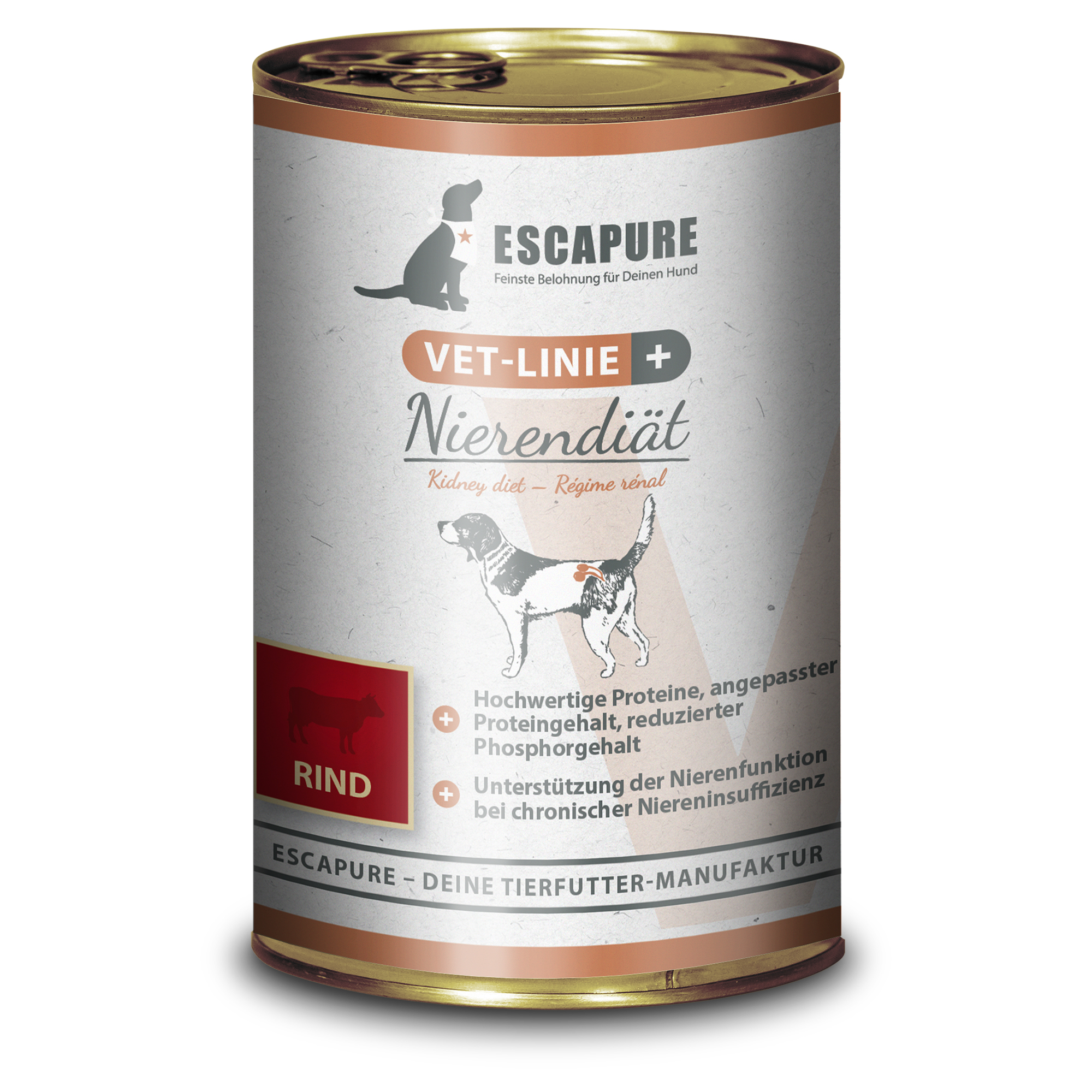 Escapure VET-Linie Nierendiät Rind 400g