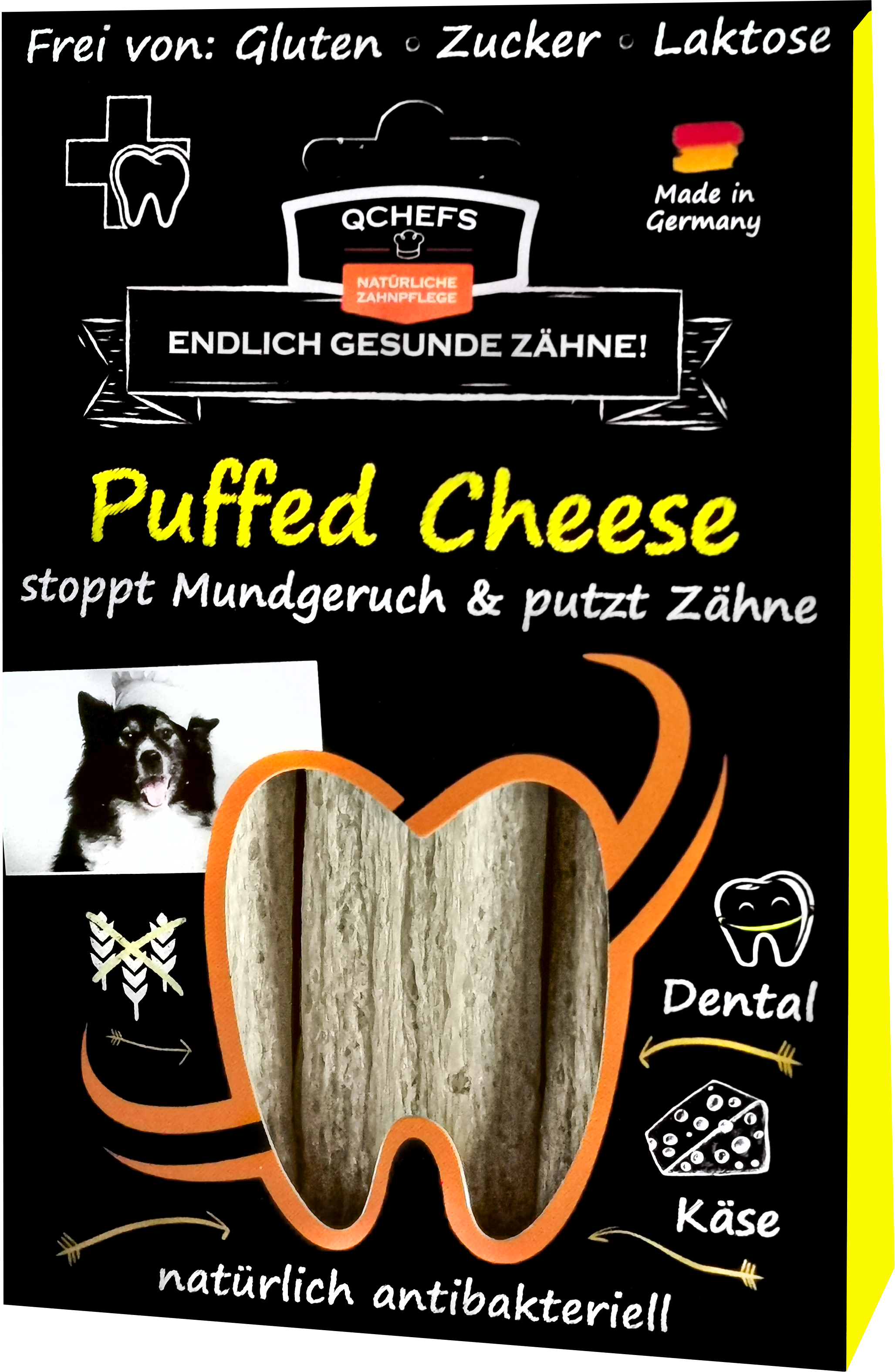 QChefs Puffed Cheese 3er 72g