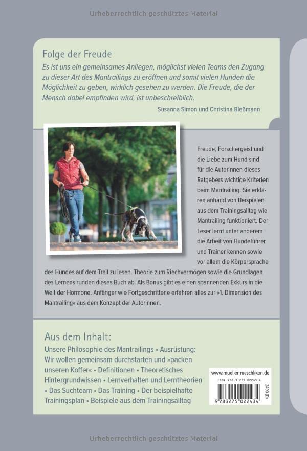 Müller-Rüschlikon - Go. Find. Folge der Freude. Mantrailing Ausbildungsbuch [Simon; Bleßman