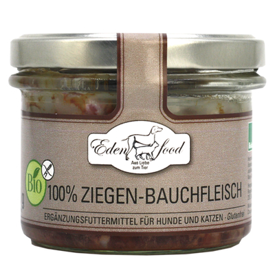 Edenfood 100% Bio-Ziegen-Bauchfleisch 170g