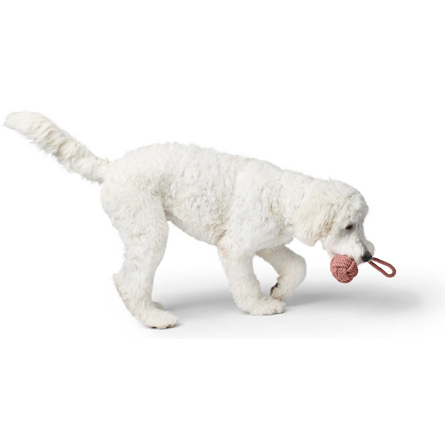 Hunter Hundespielzeug Ball mit Handschlaufe Inari pastellrot