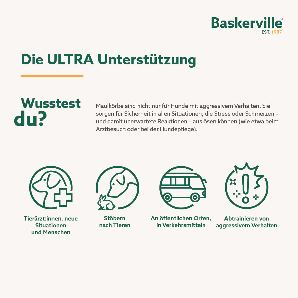 CoA Maulkorb Baskerville Ultra