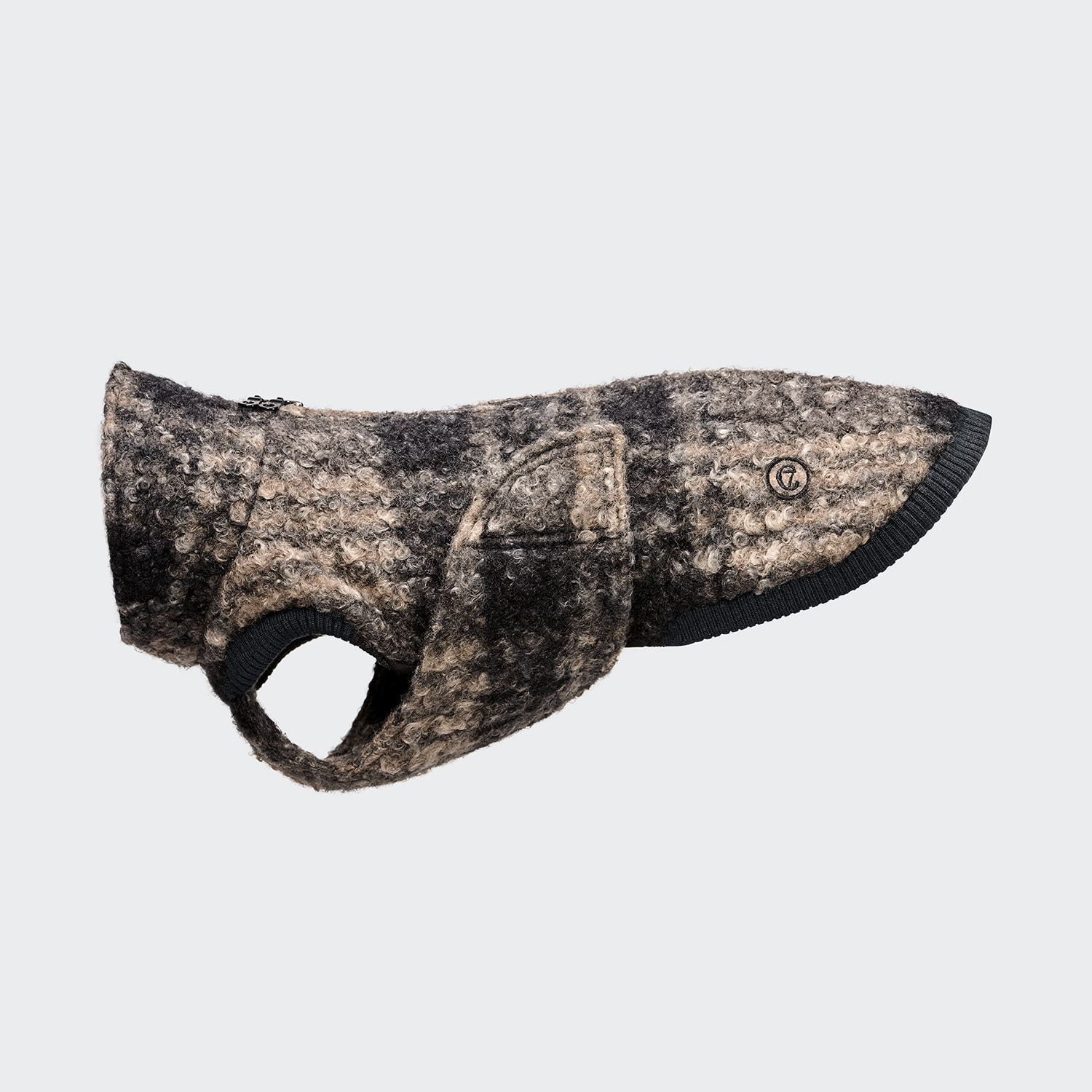 Cloud7 Hundepullover Gotland Tartan Dackel sandy brown/anthra