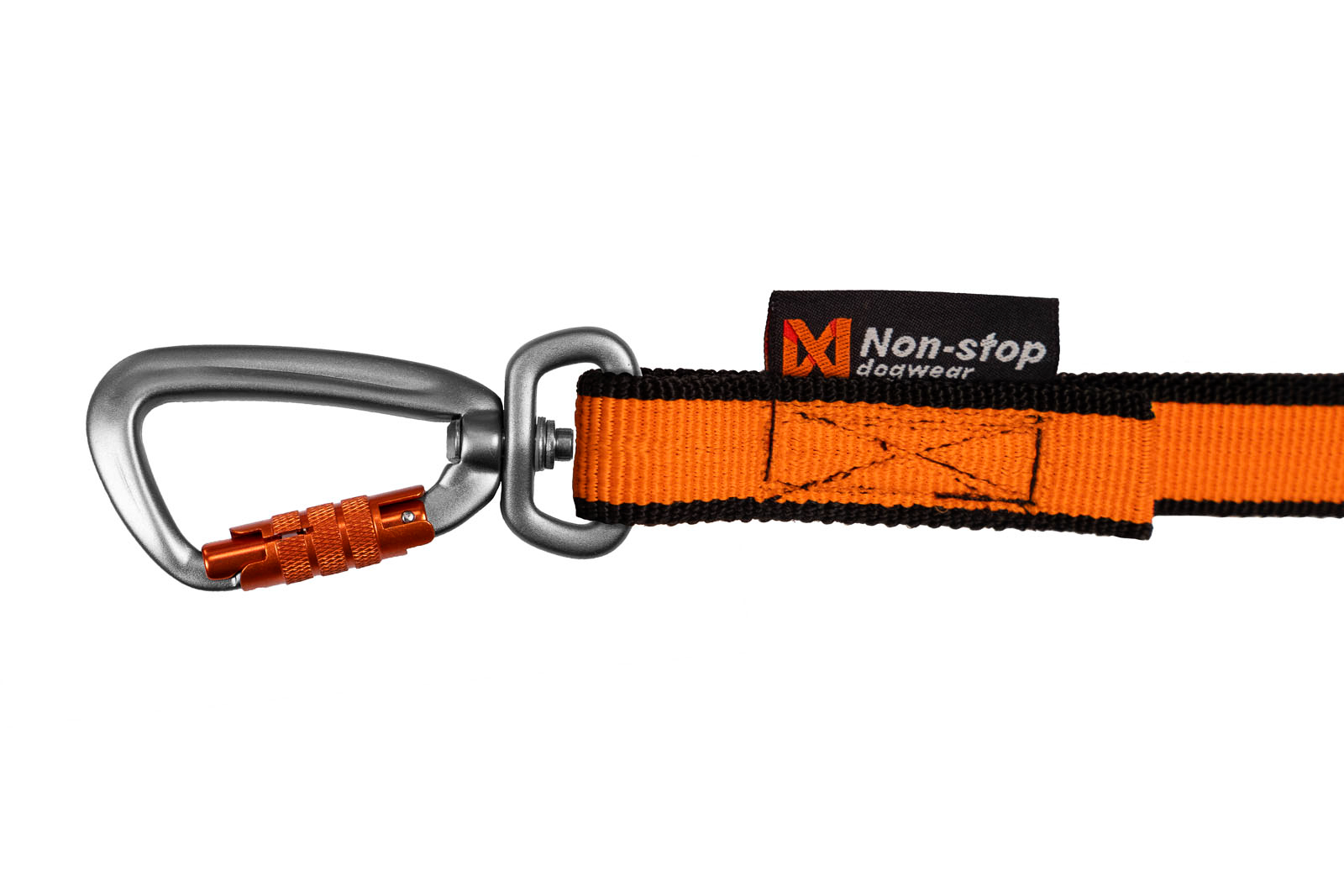 Non-stop dogwear Bungee Leash 2.0 orange