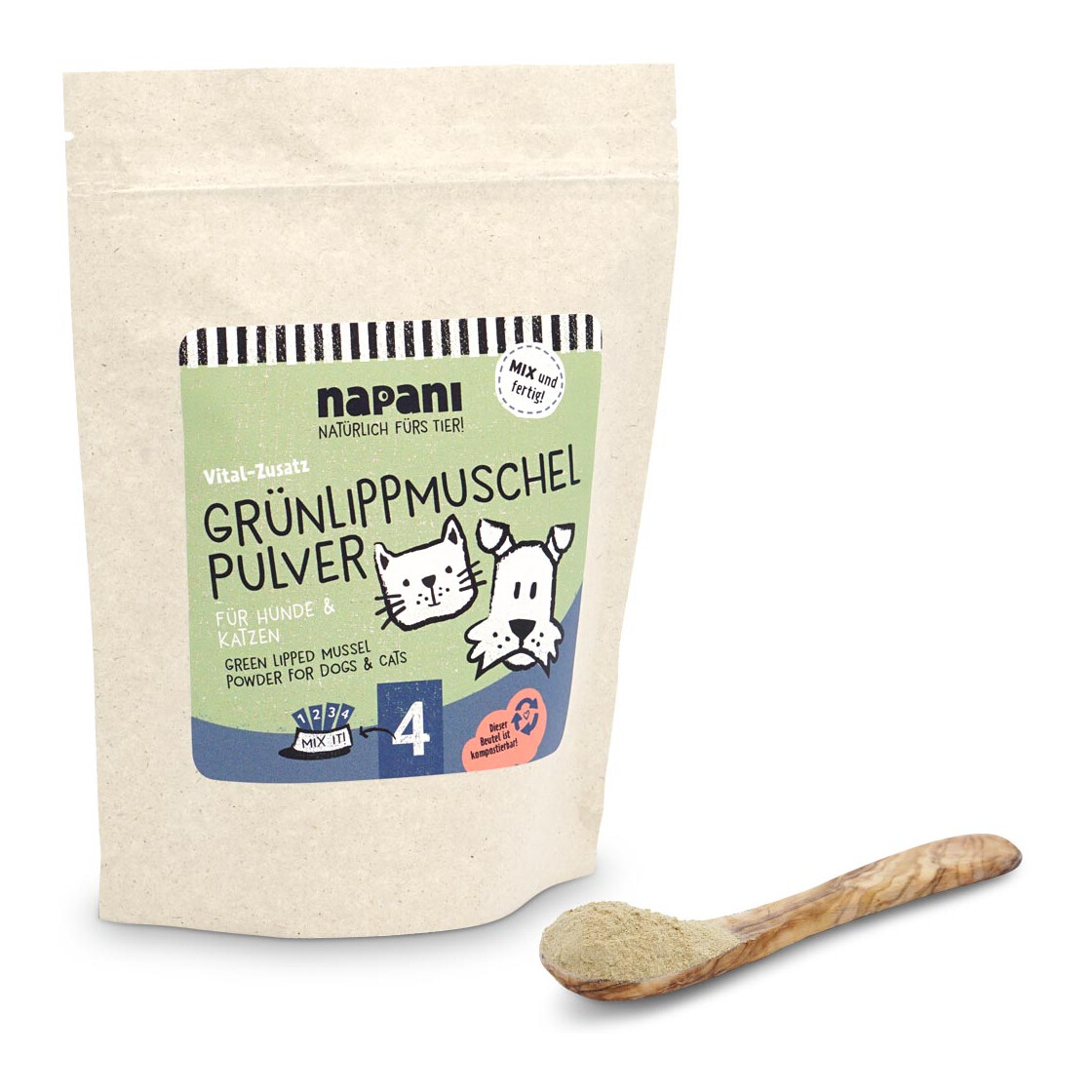 Napani Grünlippmuschelpulver, 150g