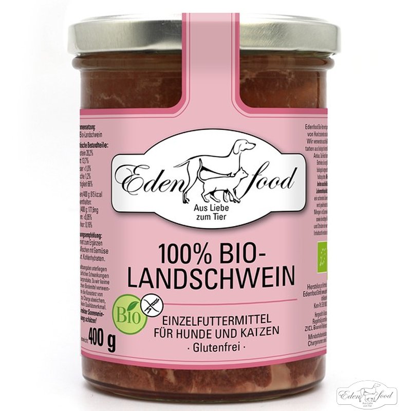 Edenfood 100% Bio-Landschwein 370g