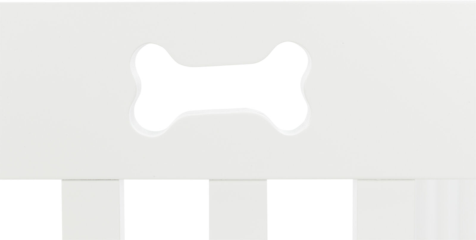 Trixie Absperrgitter, MDF, 3-teilig 82-124 × 61 cm, weiß