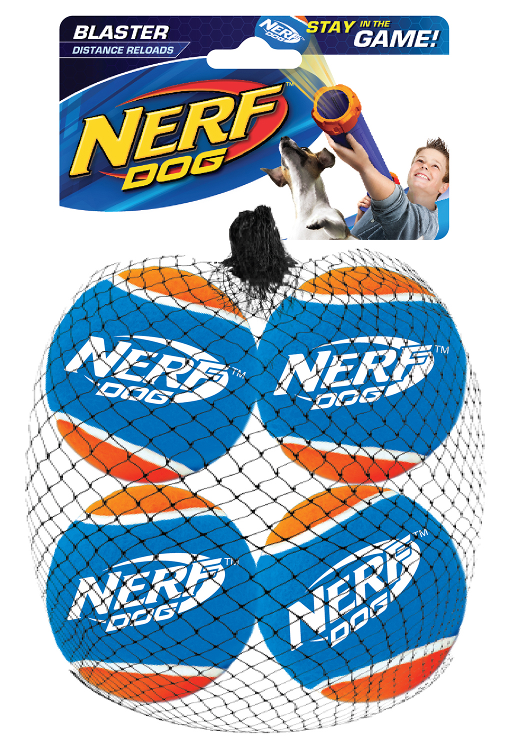 Hagen NERF Tennis Ball Blaster Ersatzball 4er